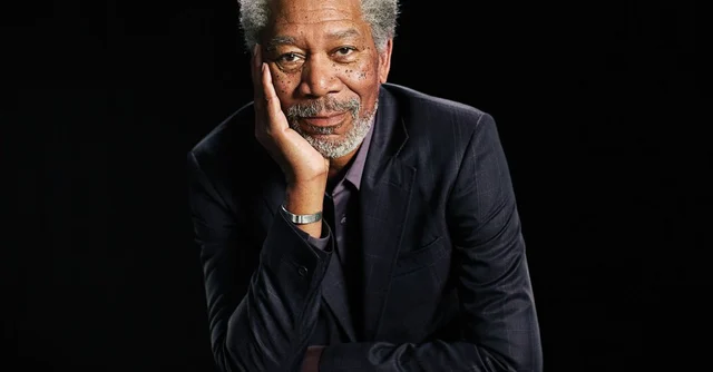 Morgan Freeman Looks to the Stars