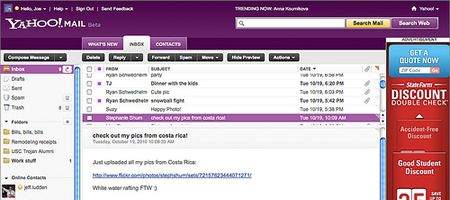 Yahoo rolls out revamped email service