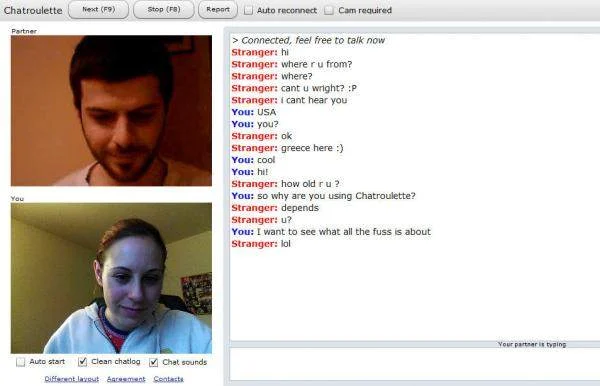 Chatroulette randomizes people's porn