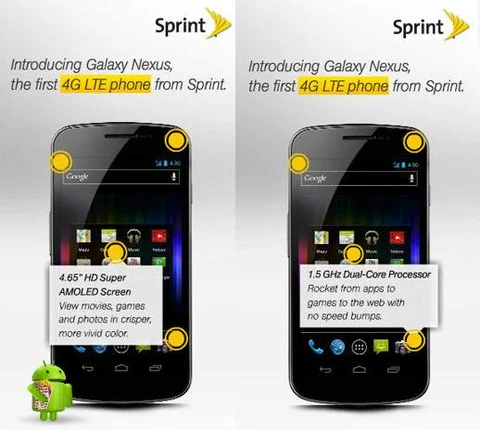 Galaxy Nexus may be heading to Sprint
