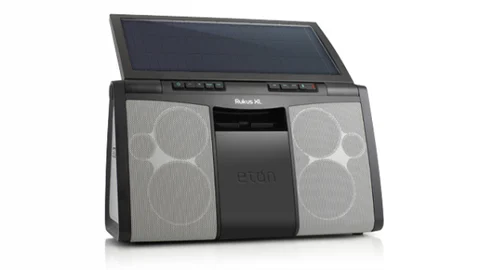 This wireless audio Rukus is solar powered