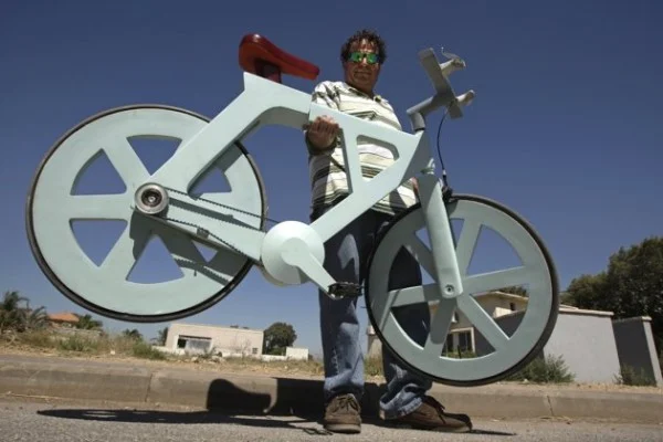 Yes, this bicycle is made out of recycled cardboard