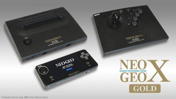 Neo Geo X Gold retro console launches 12/6
