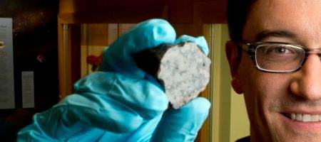 Martian meteorite delivers evidence of water