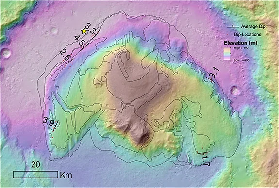 Report: Wind, not water, formed mysterious mound on Mars