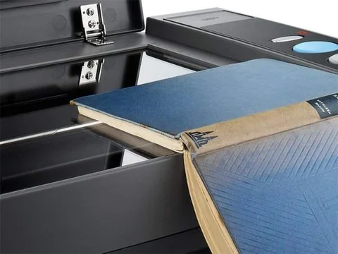 Plustek scanner eliminates paper books