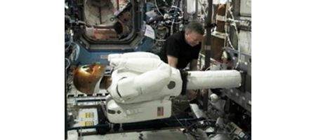 Robot astronaut powered up for first time in space