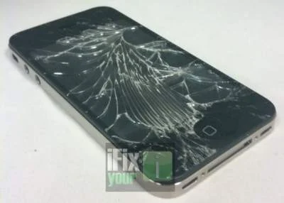 iPhone 4 shatters on impact
