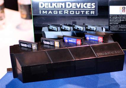 Delkin’s ImageRouter reads four CF cards simultaneously