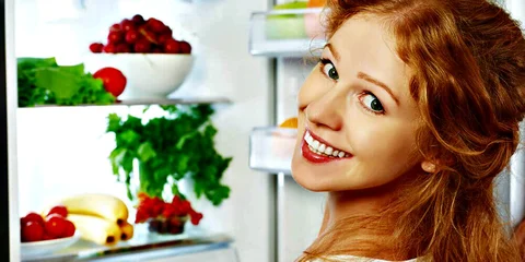 Healthy food, healthy smile