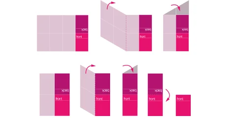 folded leaflet printing