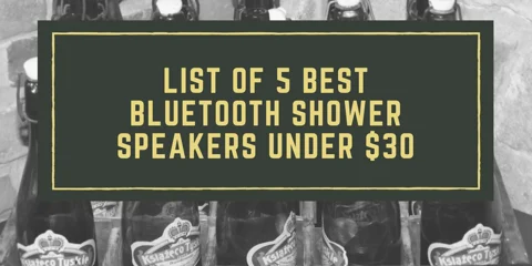 <b>Bluetooth
Shower Speakers</b>