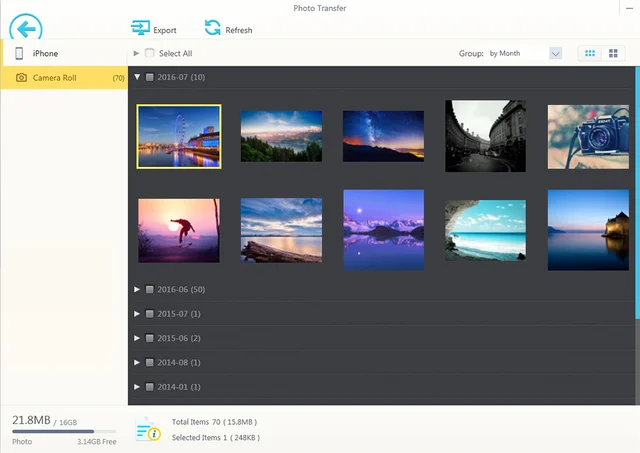 WinX MediaTrans: How to Backup Files in iPhone/iPad without iTunes