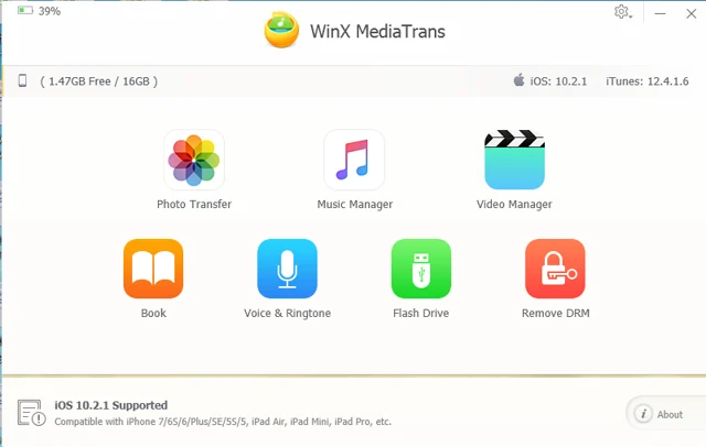 WinX MediaTrans: How to Backup Files in iPhone/iPad without iTunes