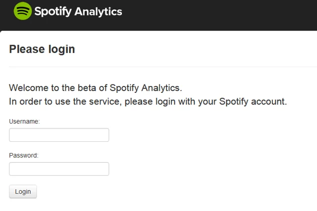 Spotify launches an analytics application for artists.