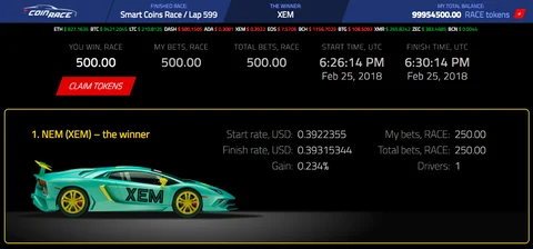 CoinRace: Changing the face of decentralized games for the better