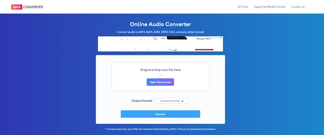 MaxConverter: Online Video and Audio Converter, Review