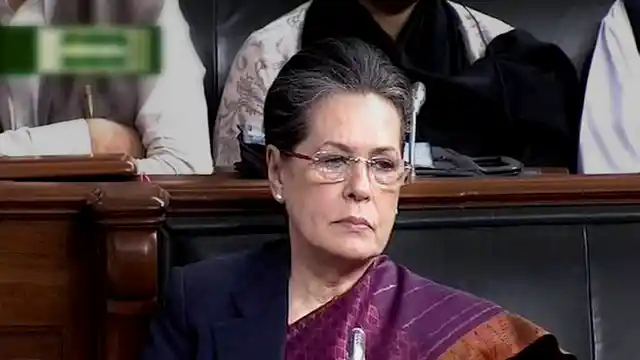 Congress President Sonia Gandhi in the Lok Sabha in New Delhi. (Photo:PTI) 