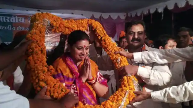 Former HRD Minister Smriti Irani. (Photo Courtesy: Facebook/<a href="https://www.facebook.com/Smriti.Irani.Official?_rdr">Smriti Irani</a>)