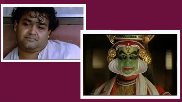 Mohanlal in scenes from <i>Vanaprastham </i>(1999).