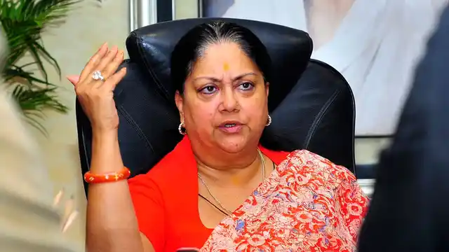 Rajasthan Chief Minister Vasundhara Raje. (Photo: Reuters)