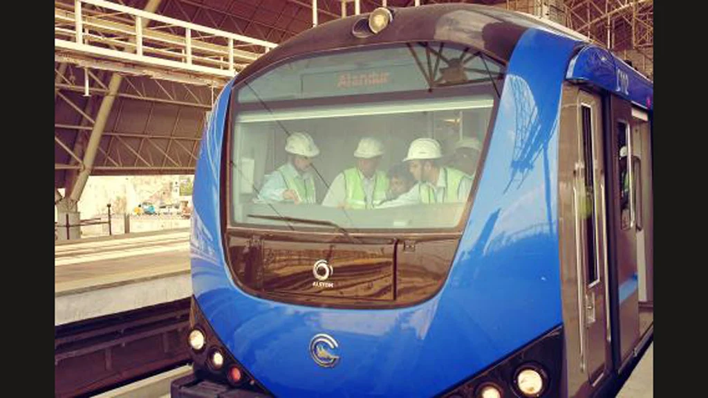 Chennai Metro Rail services were affected leaving hundreds of passengers hugely disappointed besides being stranded on the tracks