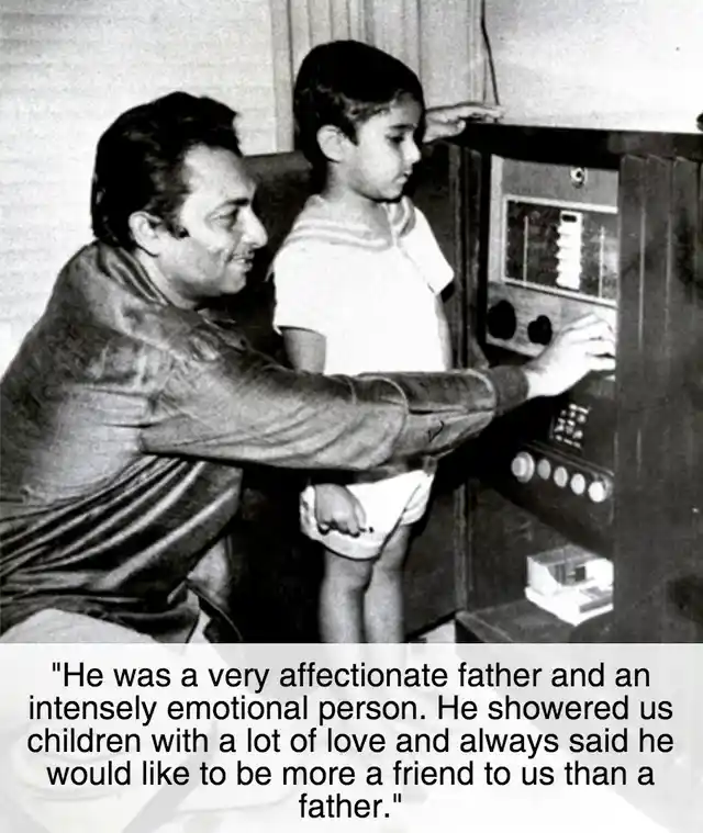 Madan Mohan with son eldest son Sanjeev Kohli (Photo courtesy: Sanjeev Kohli)