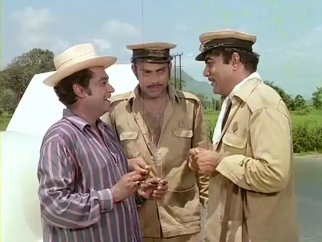 Kishore Kumar makes a guest appearance in <i>Bombay To Goa, </i>in a scene with Mehmood and Anwar Ali.