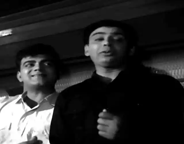Mehmood with IS Johar in <i>Johar Mehmood in Goa.</i>