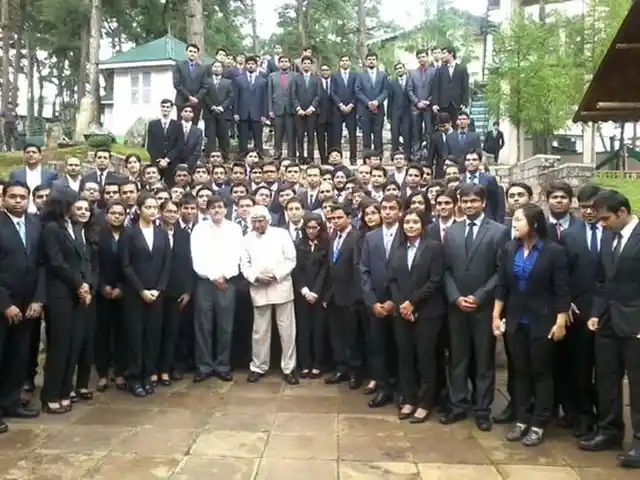 IIM Shillong put this pic on their FB page on 11th July. He was their guest faculty speaker for the third consecutive year. 