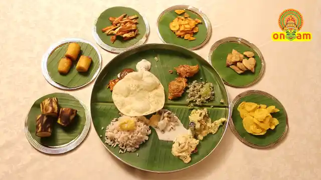The grand, vegetarian Onam Sadhya feast. (Photo: <b>The Quint</b>)