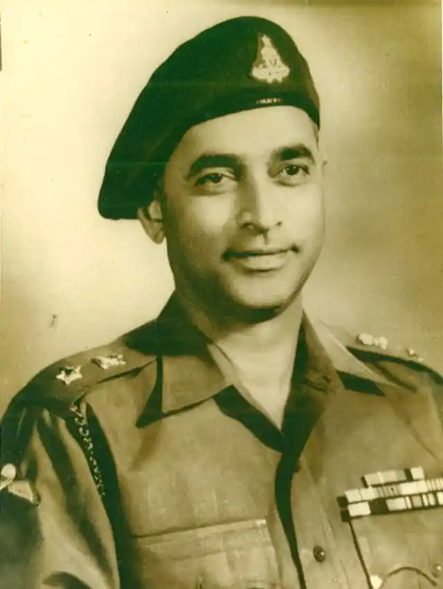 Portrait of Lt Col PR Jesus. Ambala, 1963. (Photo: Rohit Khanna)