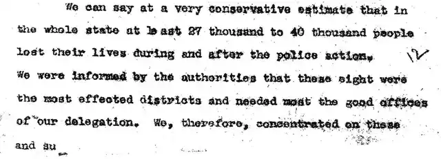 From the Sunder Lal Committee Report
