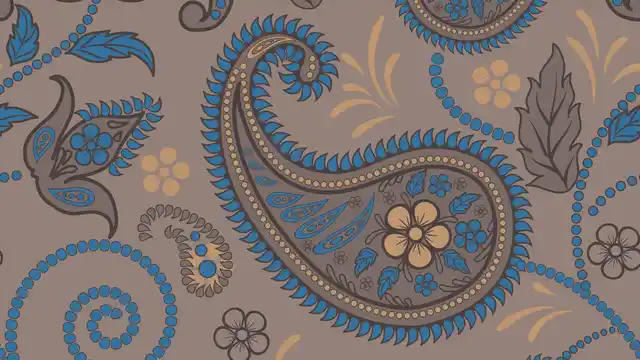Indian paisley print. (Photo: iStockphoto)