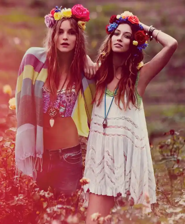 1970s Boho chic fashion. (Photo: Tumblr)