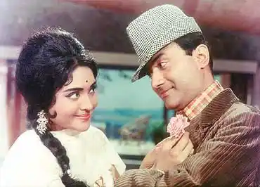 Dev Anand and Vyjayanthimala in <i>Jewel Thief.</i>