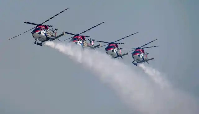 The Sarang Helicopters. (Photo: AP)