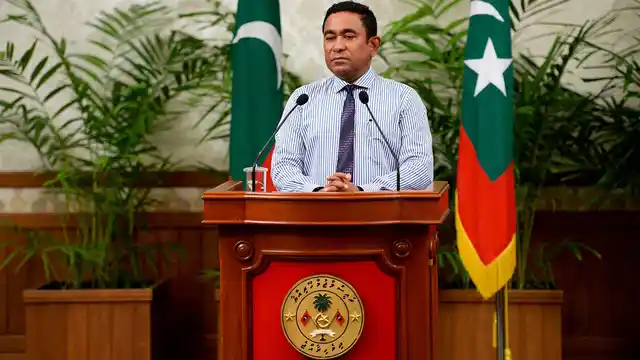 File photo of Maldives President Abdulla Yameen.