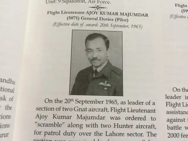 Flt Lt AK Mazumdar, aka “Muzzy”. (Photo: The Quint)