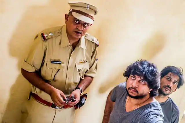 <i>Talvar’s</i> casting director Honey Trehan (right) with actor Gajraj Rao (left) (Photo: Shaheen Muhammed)