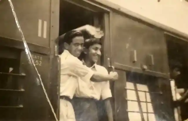 Young Kamal leaving by train from Dehradun. Heading for NDA, Pune. (Photo: Rohit Khanna/The Quint)