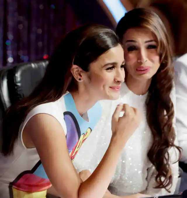 Alia Bhatt and Malaika Arora Khan giggle away while judging the show (Photo: Yogen Shah)