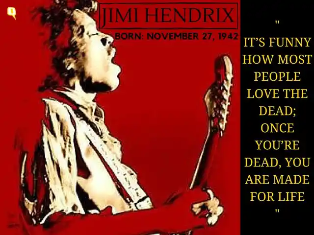 Hendrix, the legend lives on. 