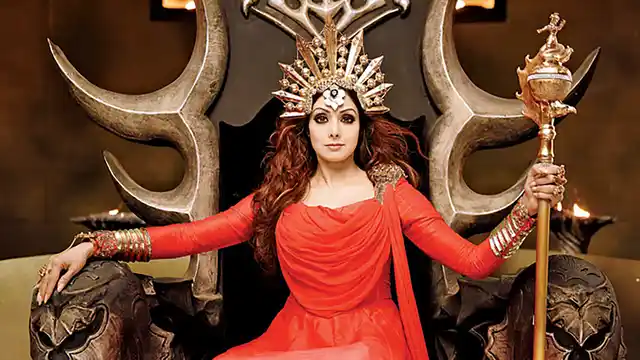 Sridevi in a still from <i>Puli</i>. 
