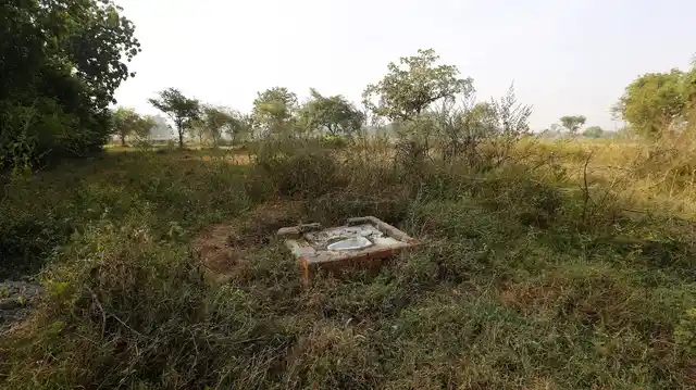 An open toilet is in a field in rural Chhattisgarh. More than 500 million people in rural India continue to defecate in the open. (Photo: Reuters)