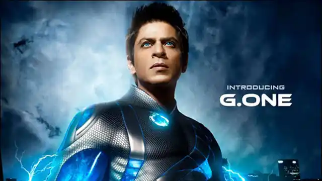 Shah Rukh Khan on the poster of <i>Ra One </i>