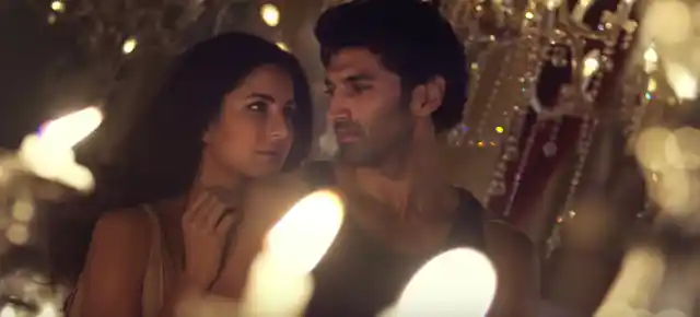 Katrina Kaif and Aditya Roy Kapur in <i>Fitoor</i>
