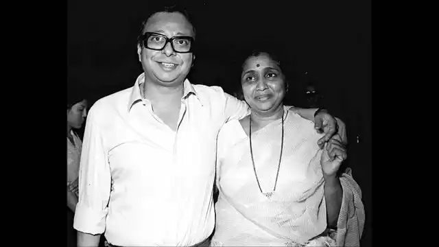 RD Burman with Asha Bhosle (Photo courtesy: Khalid Mohamed)