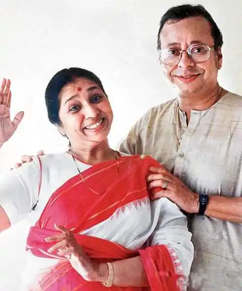 Asha Bhosle with RD Burman (Photo courtesy: Facebook)