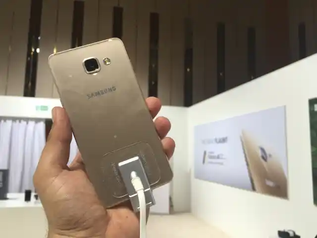 The back of the Samsung Galaxy S7. (Photo Courtesy: Siddhartha Sharma)